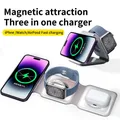 Caricabatterie Wireless magnetico da 15W per Iphone 13 12 11 XR 8 Apple Airpods Pro iWatch Dock di