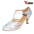 Evkoodance taglia personalizzata sei colori per la scelta scarpe da ballo donna tacco 7cm scarpe da