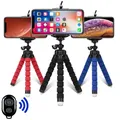Treppiedi Treppiede per telefono Supporto per fotocamera mobile Clip Smartphone Monopiede Tripe Stand Octopus Mini Treppiede Stativ per telefono