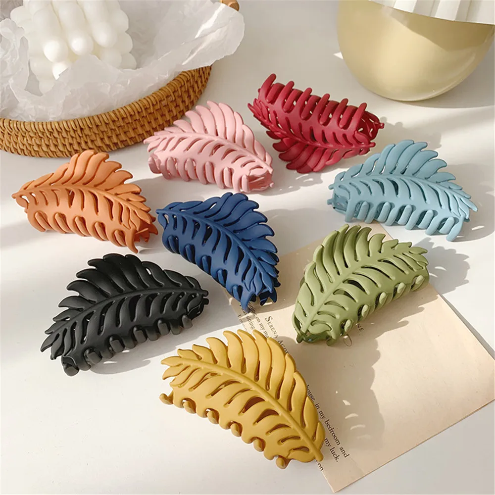 Clip per artigli in tinta unita Barrette grandi granchio artigli per capelli Clip da bagno Clip a coda di cavallo per donne ragazze forcine copricapo accessori per capelli