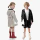 2023 moda bambini impermeabile giacche impermeabili 2-14 anni cappotto per bambini