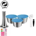 Capsule caffè ricaricabili iCafilas Dolce Gusto Capsule caffè ricaricabili Tazza filtro in acciaio inossidabile Accessori caffè