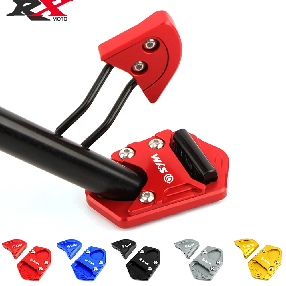 Per SYM Cruisym 300 Joymax Z F Z300 F300 GTS300i Accessori Moto Cavalletto Estensione Piede Cavalletto Laterale Pad Piastra Ingranditore