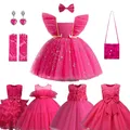 Vestito da principessa con paillettes per bebè per bambini 1-5 anni Themmed Party Gowm 2023 nuovi