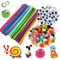 Peluche Bastone/Pomponi Colori Arcobaleno Shilly-Stick Giocattoli Educativi Fai da Te Fatti a Mano
