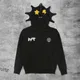 Donna uomo Y2K moda felpa con cappuccio lettera grafica stampa Zip felpa con cappuccio abbigliamento donna Hip-hop manica lunga felpa oversize Top