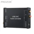 Prozor Convertitore audio USB DAC da USB a digitale coassiale ottico da 3,5 mm Uscita stereo per
