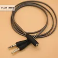 Cuffie Splitter da 1M per Computer da 3.5mm femmina a 2 maschio da 3.5mm Mic Audio Y cavo Splitter adattatore per cuffie per PC