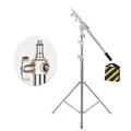 Kit in acciaio inossidabile Cross Arm 2.9m Light Stand con borsa per pesi accessori per Studio