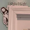 Creative Home Decor Jesus I Saw That Over Door Jesus Sign Wood Jesus I Saw That Jesus Door Hanger