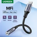 Adattatore UGREEN per iPhone MFi DAC Lightning a 3.5mm adattatore per cuffie per iPhone 12 11 Pro max xr Aux accessori per telefoni via cavo