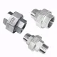1PCS 304 In Acciaio Inox Giunto di Giunto di Giunto 1/4 "3/8" 1/2 "3/4" 1 "1-1/4" 1-1/2 "2" BSP Femmina Maschio Filettatura raccordo per tubi fusi