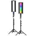 RGB Fotografia Video Light Stick Bacchetta Festa Lampada a LED colorata Luce di riempimento Flash portatile Flash Speedlight Illuminazione con supporto per treppiede