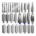 RolinStar Molte promozioni di vendita tipo Barile in metallo duro gambo stabile Accessori Taglierina per pedicure punte per fresatura delle unghie