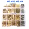 240 ~ 120 pz M2 M2.5 M3 M4 Maschio Femmina Ottone Colonna Esagonale Supporto Distanziatore Pilastro Vite Dado Per PCB Bordo Assortimento Kit