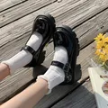 Lolita scarpe piattaforma scarpe tacchi mary janes donna stile giapponese scarpe Vintage per donna