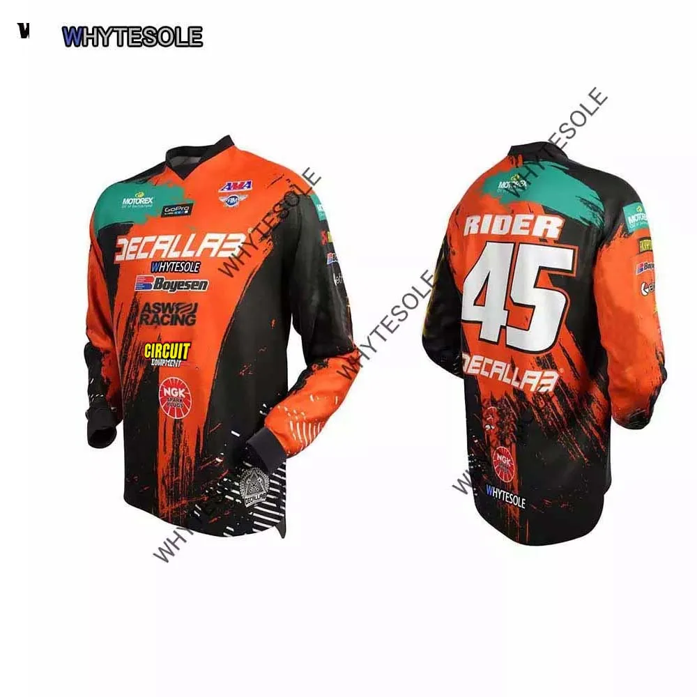 2023 personalizzato moto MTB Motocross maglia enduro maglia ciclismo downhill Moto Bike Jersey BMX DH ciclismo maglia da bicicletta