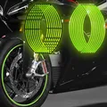 10 "12" 14 "18" moto Sticker Ruota di Bicicletta Riflettente Adesivo Auto Moto Wheel Rim di