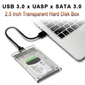 Hard Disk Boxs USB 3.0 2.5 pollici HDD SSD Shell SATA Hdd Box Enclosure Hard Drive Disk Box Cable 5