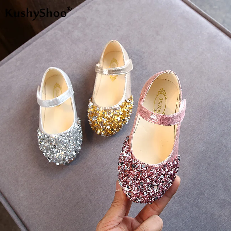 2023 primavera nuove scarpe per bambini scarpe da principessa per ragazze glitter bambini scarpe da ballo per bambini sandali casual per bambina