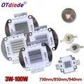 Chip LED ad alta potenza IR a infrarossi 850nm 940nm 730nm 3W 5W 10W 20W 50W 100W Lampada a luce led Matrix 850 940 730 nm per visione notturna