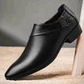 Scarpe in pelle da uomo di lusso scarpe eleganti formali per uomo Plus Size scarpe da lavoro da