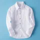 Baby Toddler abbigliamento per adolescenti uniforme scolastica camicie per ragazzi camicia bianca a