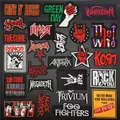 Patch Rock Band per abbigliamento musica patch Punk in metallo Appliques ferro su badge vestiti