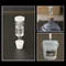 Airlock per fermento One-Way Air Lock Brewing Barrel valvola di scarico fermentazione vino valvola di ritegno sigillata con acqua tre pezzi Airlock