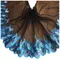 Tessuto di pizzo fiore nero giallo ricamato in cotone di lusso dubai cucito fai da te finiture in tulle applique colletto a nastro abito guipure decor