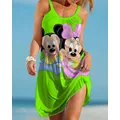 Disney abiti 2024 anni moda donna camicette 2022 estate donna abbigliamento abito da sera abito da