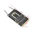 1pc M.2 NGFF A Mini PCI-E (PCIe + USB) Adattatore Per M.2 Wifi Bluetooth Wireless Wlan Card Intel AX200 9260 8265 8260 Per Il Computer Portatile
