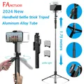 FANGTUOSI 1750mm Wireless Selfie Stick Treppiede Monopiede pieghevole con luce a LED per smartphone