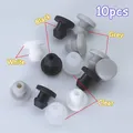 10 pezzi da 2,5 mm a 50,6 mm in gomma siliconica con foro a scatto Tappi terminali di chiusura Tappo di tenuta Nero/Grigio/Trasparente/Bianco