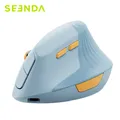 Mouse wireless verticale Seenda tipo C ricaricabile ergonomico USB e mouse di tipo C per laptop PC