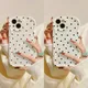 Custodia per telefono Love Heart per IPhone 16 15 Pro Max 11 13 12 Mini XR 14 Plus IPhone15 Cover 3D con bordo curvo ondulato Custodie in TPU trasparente morbido