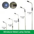 50 pz 1:75-1:500 Bilancia Diorama Lampada Architettonica In Metallo Modello 3 V LED Giocattoli In Miniatura Luce Ferrovia Treno Layout Kit per la Scena