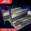 Adattatore JEYI VolleyStar PCIE a NVMe con dissipatore di calore in lega di alluminio, scheda M.2 RGB PCIe 4.0 con staffa a basso profilo standard 1/2U