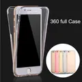 TPU Soft 360 Silicone Full Body per iPhone 13 12 Pro Max Mini 11 XS XR X SE 2020 7 8 Plus Cover