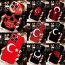 Custodia bandiera turca turchia per iPhone 15 14 11 Pro Max 12 13 Mini X XS Max XR 7 8 Plus SE 2020