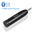 Adattatore Audio musicale Wireless ricevitore Bluetooth 5.0 ricevitore Audio AUX da 3.5mm per cuffie