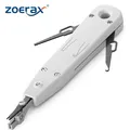 ZoeRax Punch Down Tool 110 Tagliafili Coltello Pinze per telecomunicazioni per RJ45 Keystone Jack Cavo di rete Modulo telefonico Pannello patch