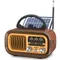 Altoparlante Bluetooth multifunzione Radio retrò FM AM SW Radio portatili pannelli solari Radio a