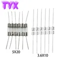 20PCS 3.6X10mm 5X20mm Prendere l'iniziativa di Vetro tubo del Fusibile 250V 0.1A 0.5A 1A 1.5A 2A 3A 3.15A 4A 5A 6.3A 8A 10A 15A 20A