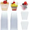 10/30/50 pz 50/60/90ML tazza da Dessert usa e getta tazza da gelato da Dessert in plastica Home