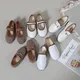 Scarpe per bambini bambini catena scarpe Casual neonate moda bianca mocassini bambino ballerine