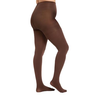 Women's Premium Opaque Tights by ELOQUII in Chocolate Truffle (Size 26/28)