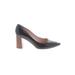 Kate Spade New York Heels: Pumps Chunky Heel Minimalist Black Print Shoes - Women's Size 8 - Pointed Toe