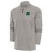 Men's Antigua Oatmeal Slippery Rock Pride Course Quarter-Zip Pullover Top