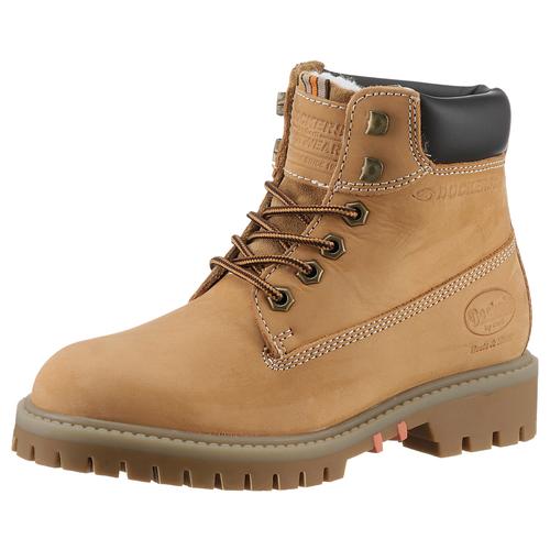 Schnürboots DOCKERS BY GERLI Gr. 37, braun (golden, tan) Damen Schuhe Schnürstiefeletten in Bergsteiger-Optik